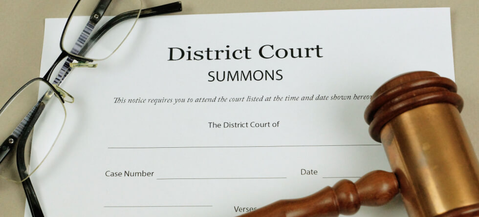 What Happens If You Don't Appear In Court For A Summons?